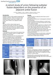 A cohort study of union following subtalar fusion dependent on the presence of an adjacent ankle fusion