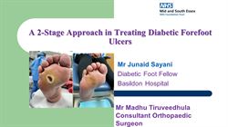 A 2-stage approach in managing diabetic forefoot ulcers