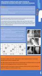 Percutaneous subtalar joint screw fixation of comminuted calcaneal fractures – a salvage procedure
