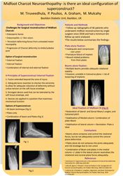 Midfoot Charcot Neuroarthopathy- is there an ideal configuration of superconstruct?