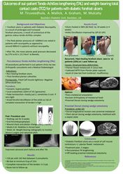 Outcomes of out-patient Tendo-Achilles lengthening and weight-bearing total contact casts for patients with diabetic forefoot ulcers