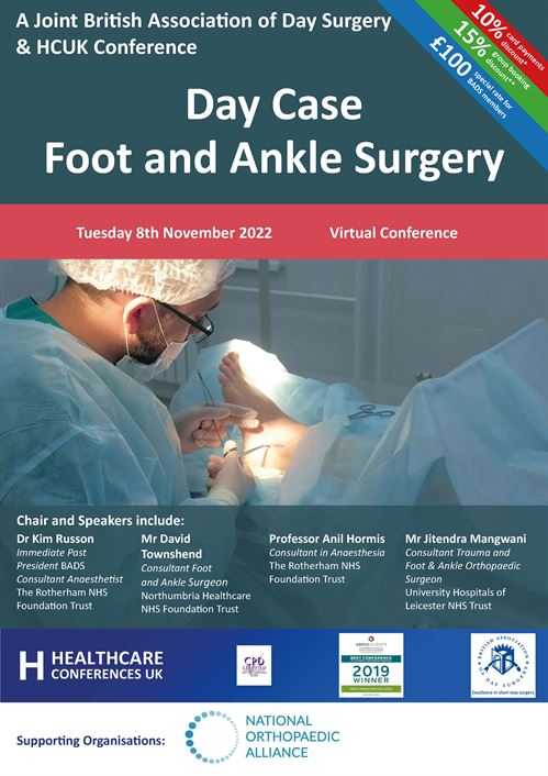 Day Case Foot and Ankle Surgery Virtual Event