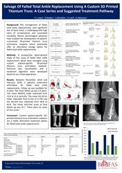 Salvage of failed total ankle replacement using a custom 3D printed titanium truss cage: a case series and suggested treatment pathway