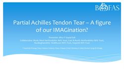 Partial Achilles Tendon Tear – a figure of our IMAGination?