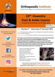 23rd Oswestry Foot and Ankle Course