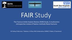 The Fracture Ankle Implant Review (FAIR) Study: A national multicentre retrospective review of implants, fixation methods and outcomes in fibula fixation in ankle fractures