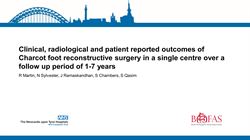 Clinical, radiological and patient reported outcomes of Charcot foot reconstructive surgery in a single centre over a follow up period of 1-7 years