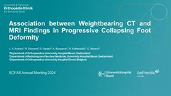 Association between weightbearing CT and MRI findings in progressive collapsing foot deformity