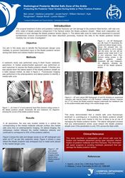 Radiological medial safe zone - Protecting the posterior tibial tendon during ankle or pilon fracture fixation