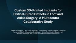Custom 3D-Printed Implants for Critical-Sized Bone Defects in Foot and Ankle Surgery: A Multicentre Collaborative Study