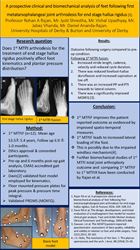 A prospective clinical and biomechanical analysis of feet following first metatarsophalangeal joint arthrodesis for end stage hallux rigidus
