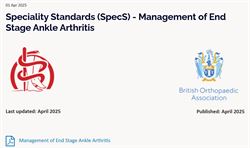 New Speciality Standards