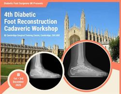 4th Diabetic Foot Reconstruction Cadaveric Workshop