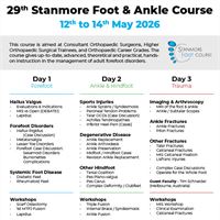 29th Stanmore Foot & Ankle Course