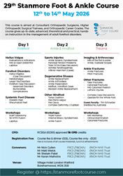 29th Stanmore Foot & Ankle Course