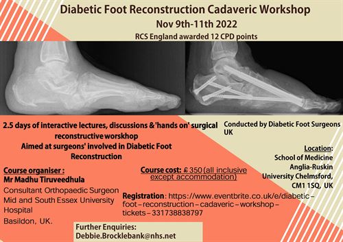 Diabetic Foot Reconstruction Cadaveric Workshop