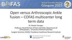 Open Versus Arthroscopic Ankle Fusion: A Long Term Prospective Comparative Multicentre Study.